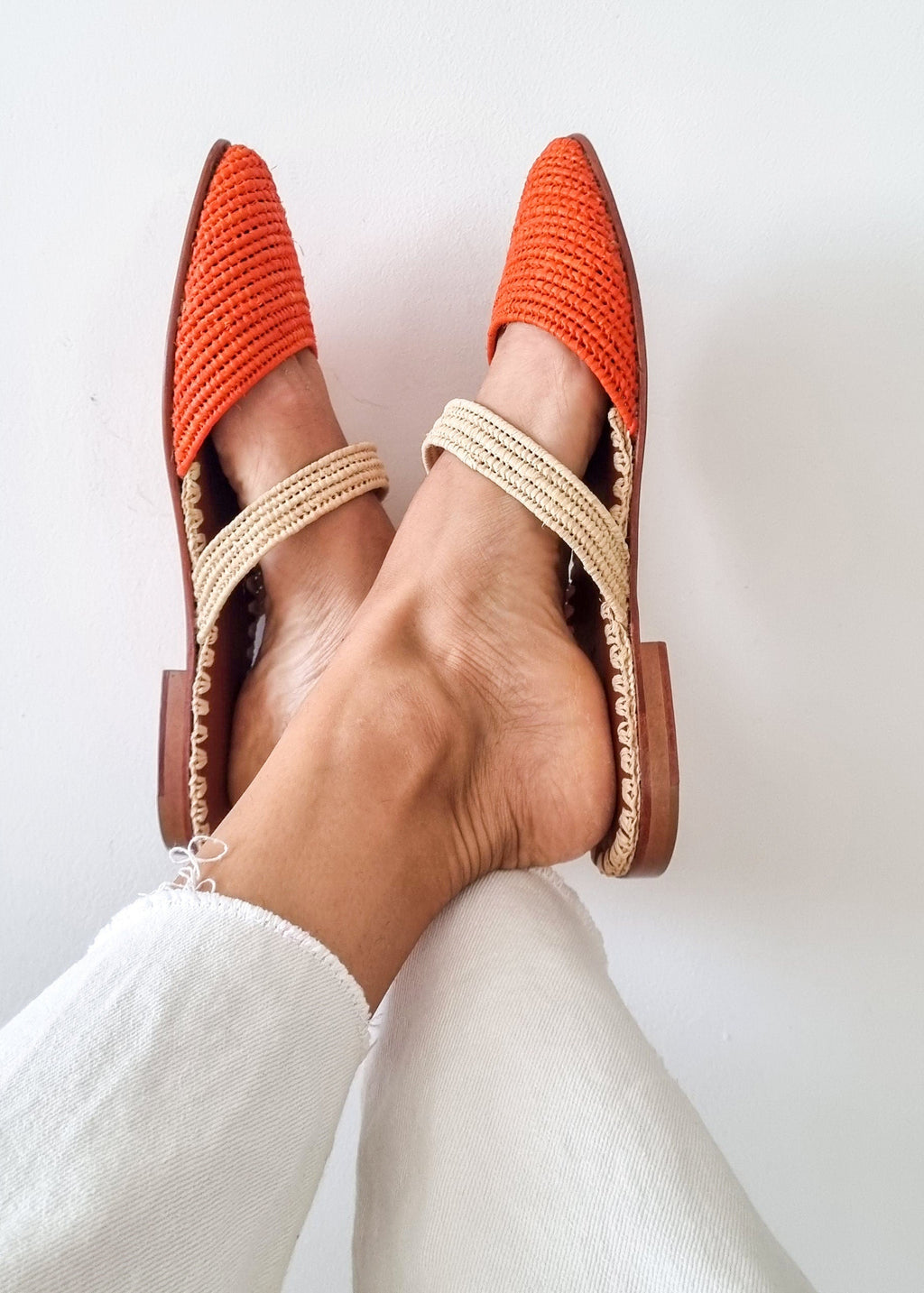 Handmade Raffia Mules - Summer Slides - THERAFFIAYSL