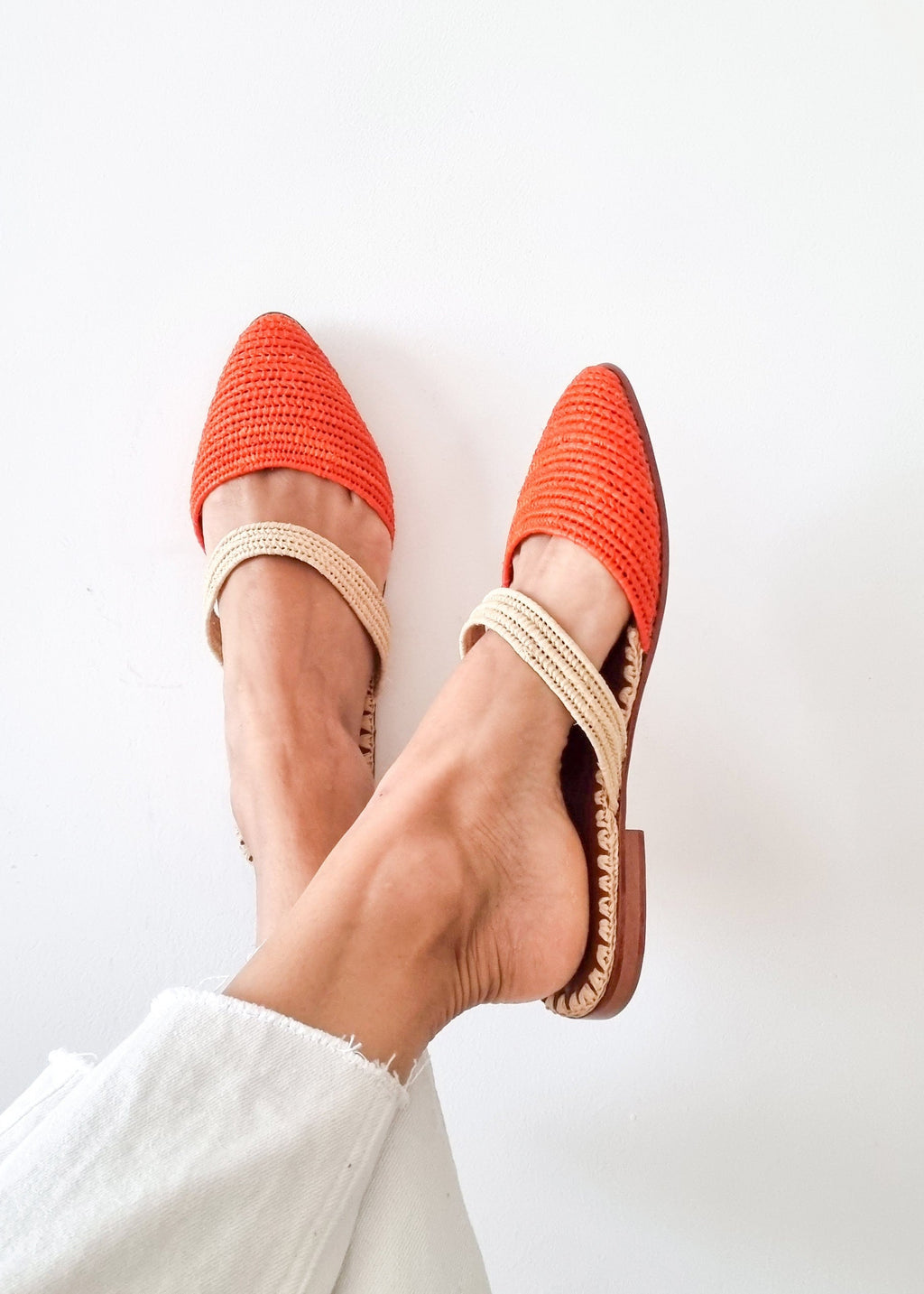 Handmade Raffia Mules - Summer Slides - THERAFFIAYSL