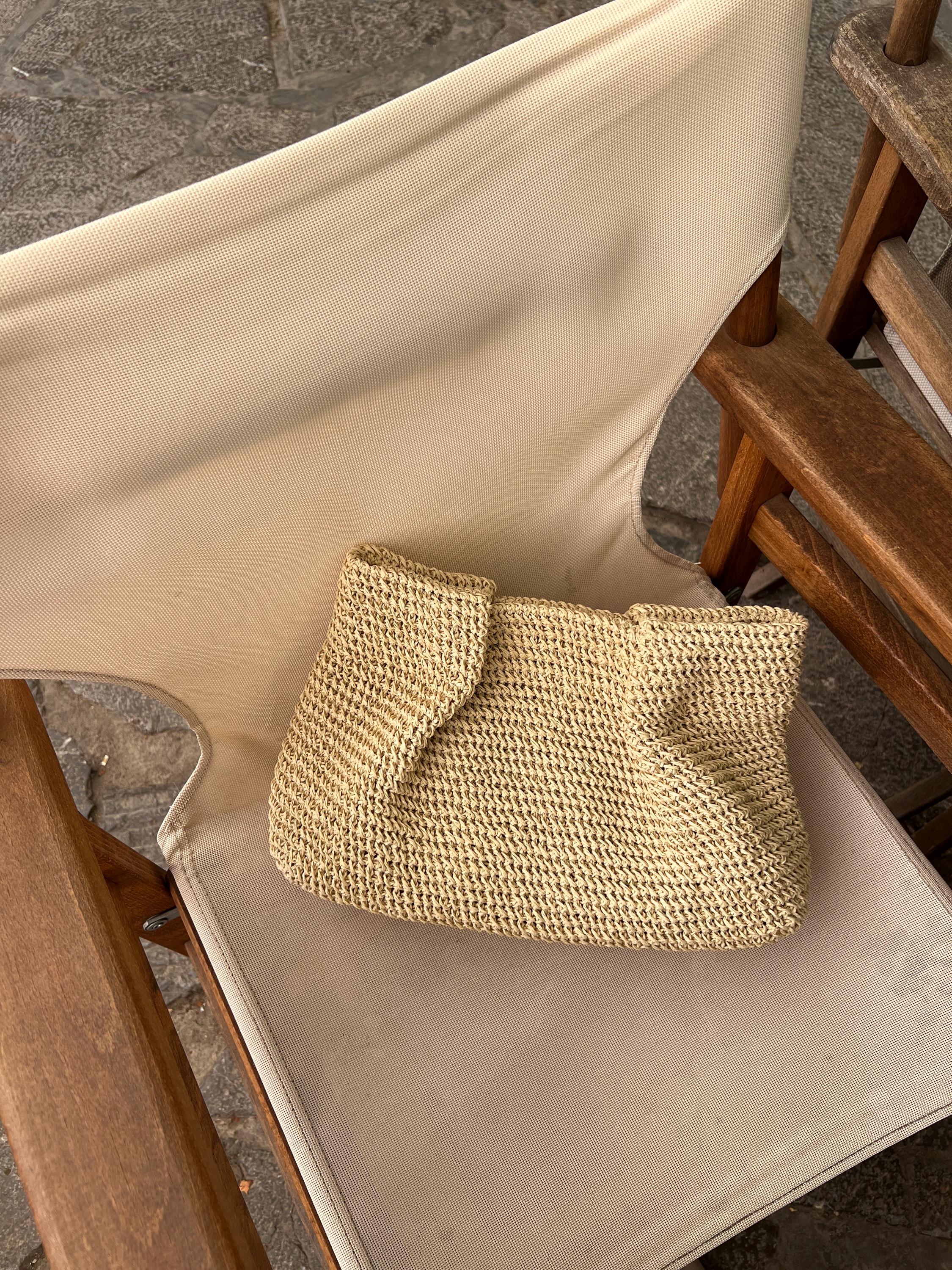 Handmade Raffia Summer Clutch - Boho Beach Wedding Bag - THERAFFIAYSL