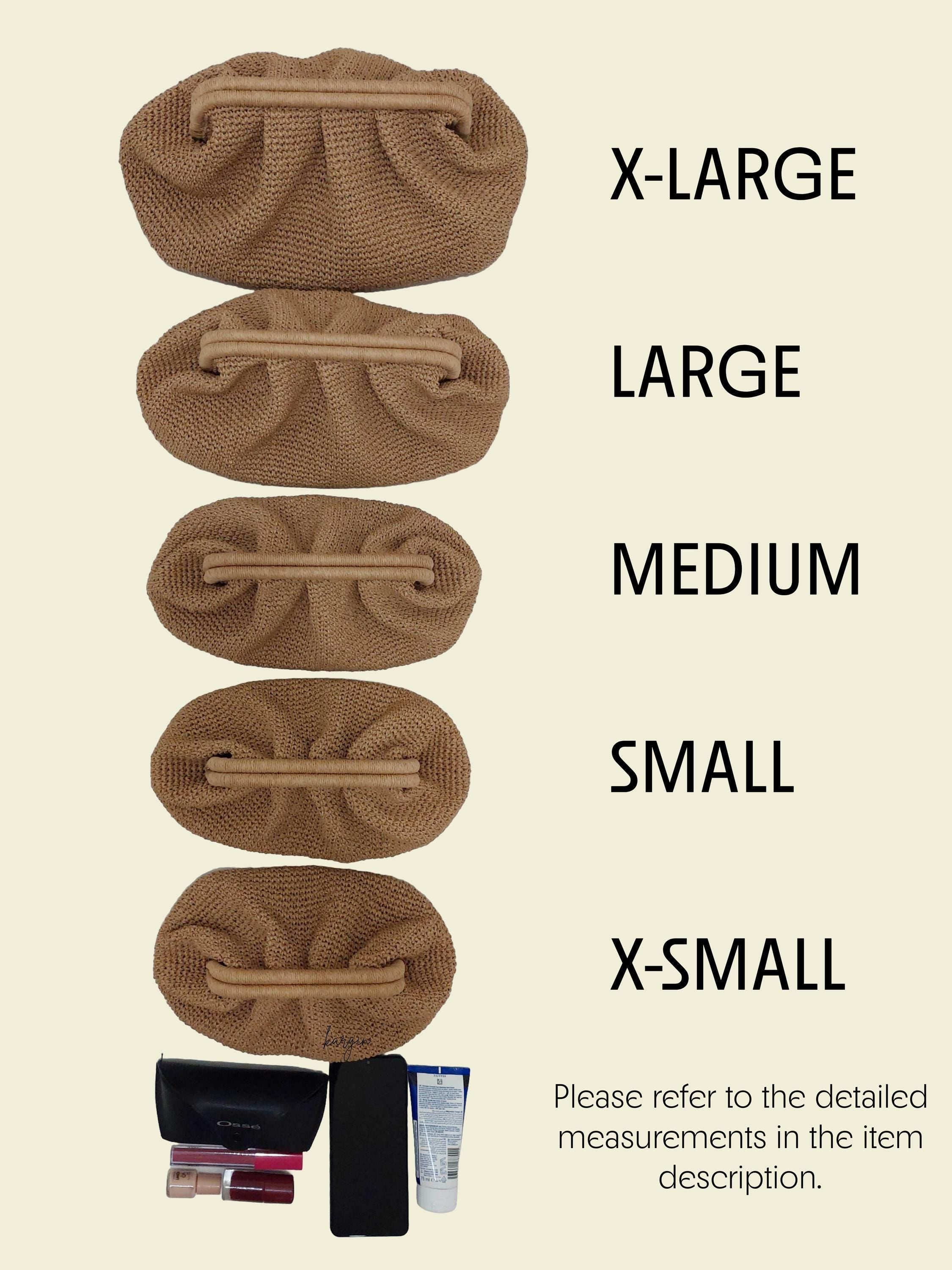 Handmade Straw Raffia Clutch - Woven Top Handle Pouch - THERAFFIAYSL