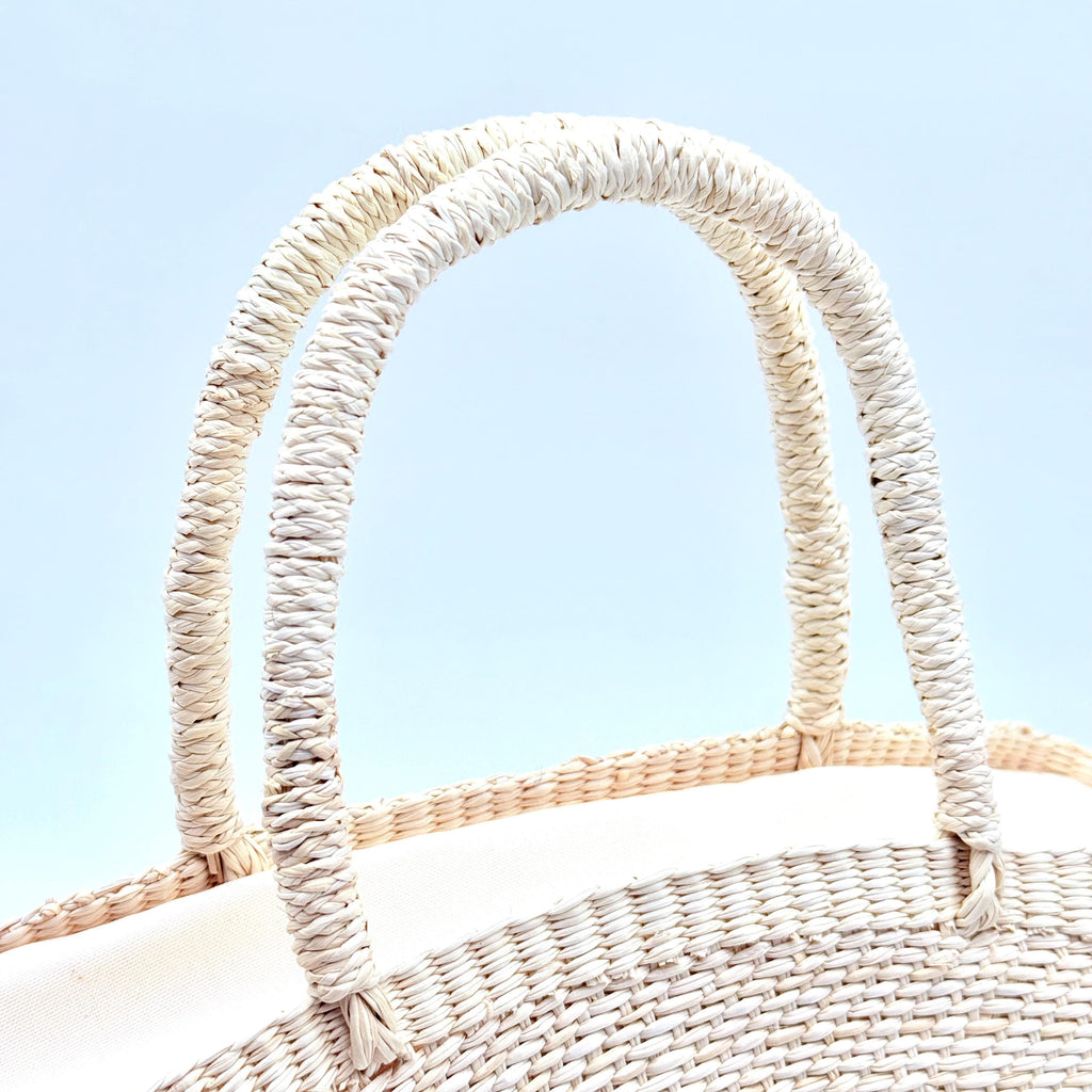 Luxury Crochet Raffia Purse - Handwoven Summer Straw Bag - THERAFFIAYSL