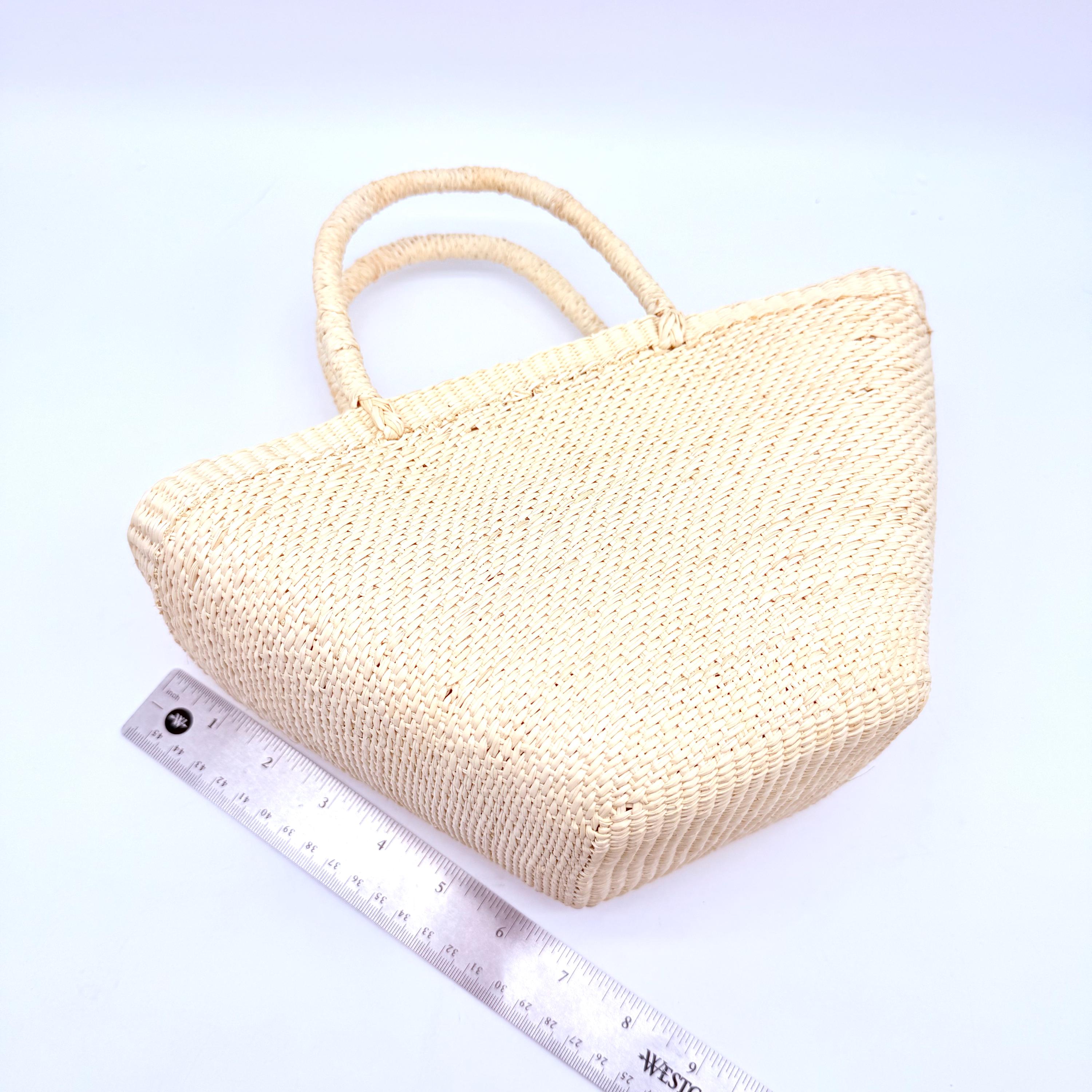 Luxury Crochet Raffia Purse - Handwoven Summer Straw Bag - THERAFFIAYSL