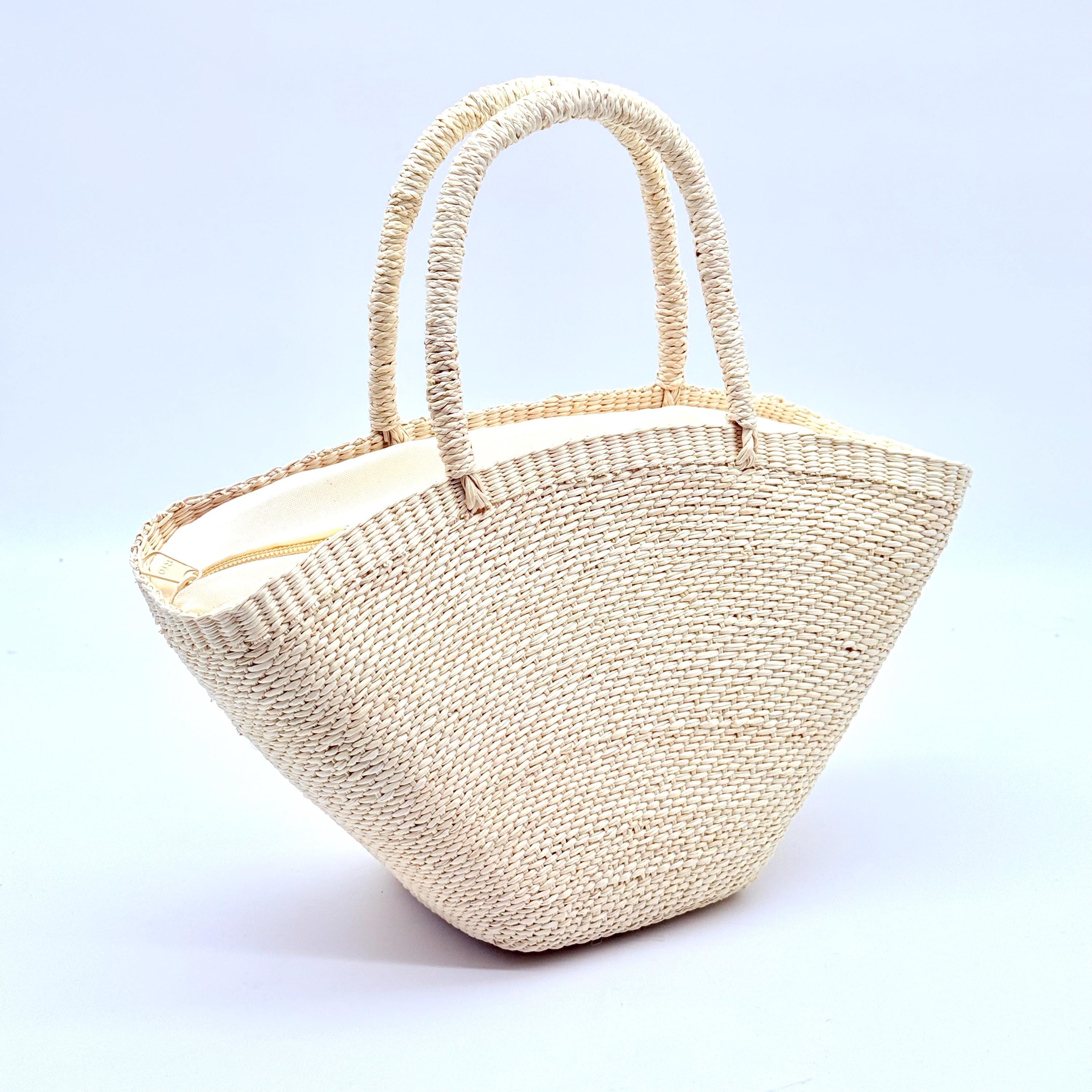 Luxury Crochet Raffia Purse - Handwoven Summer Straw Bag - THERAFFIAYSL