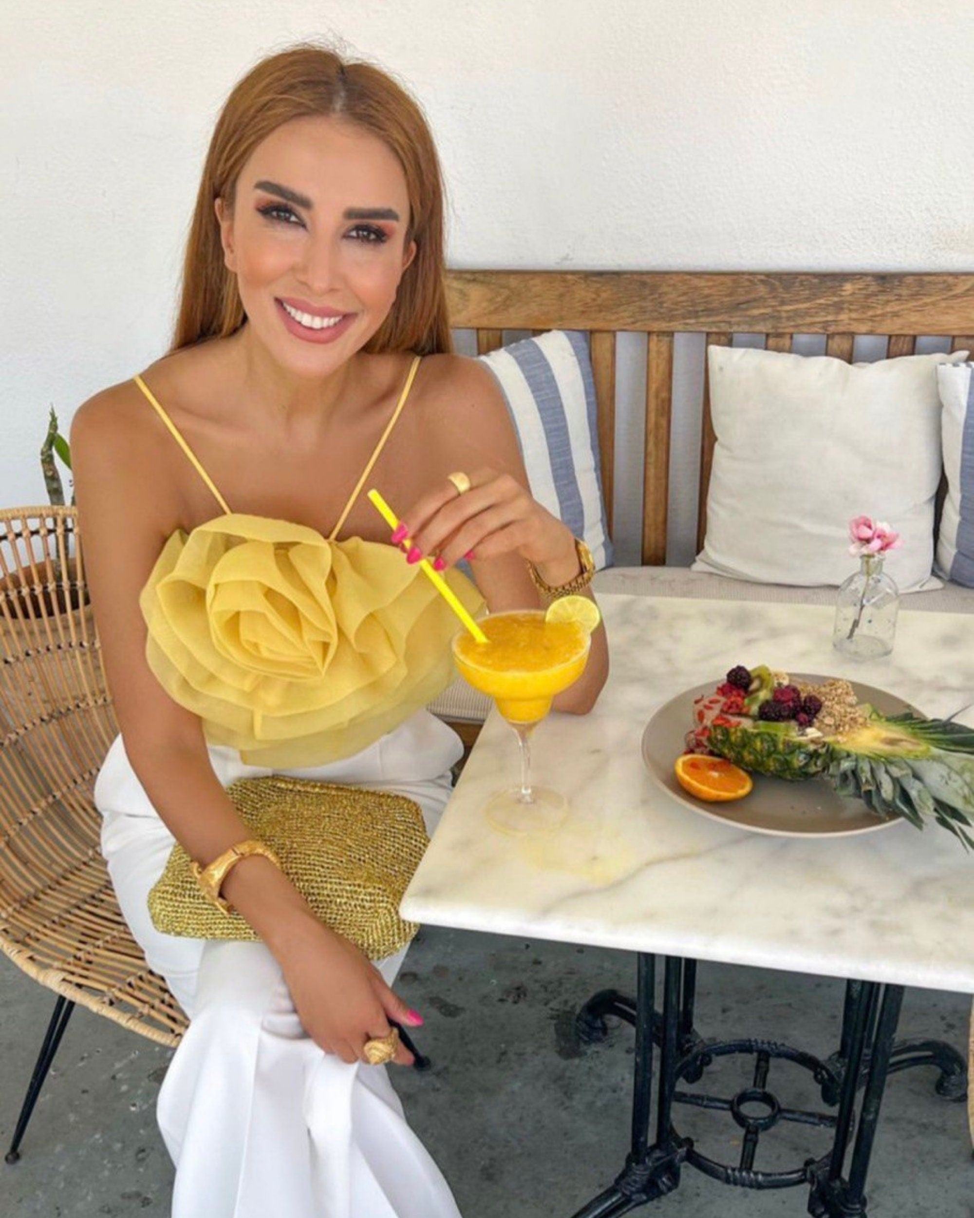 Metallic Gold Raffia Clutch - Luxury Evening Handbag - THERAFFIAYSL