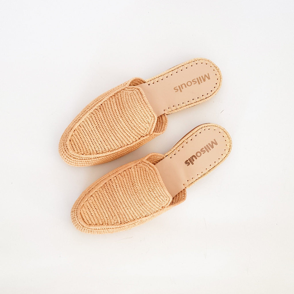 Raffia Summer Mules - Handmade Slippers - THERAFFIAYSL