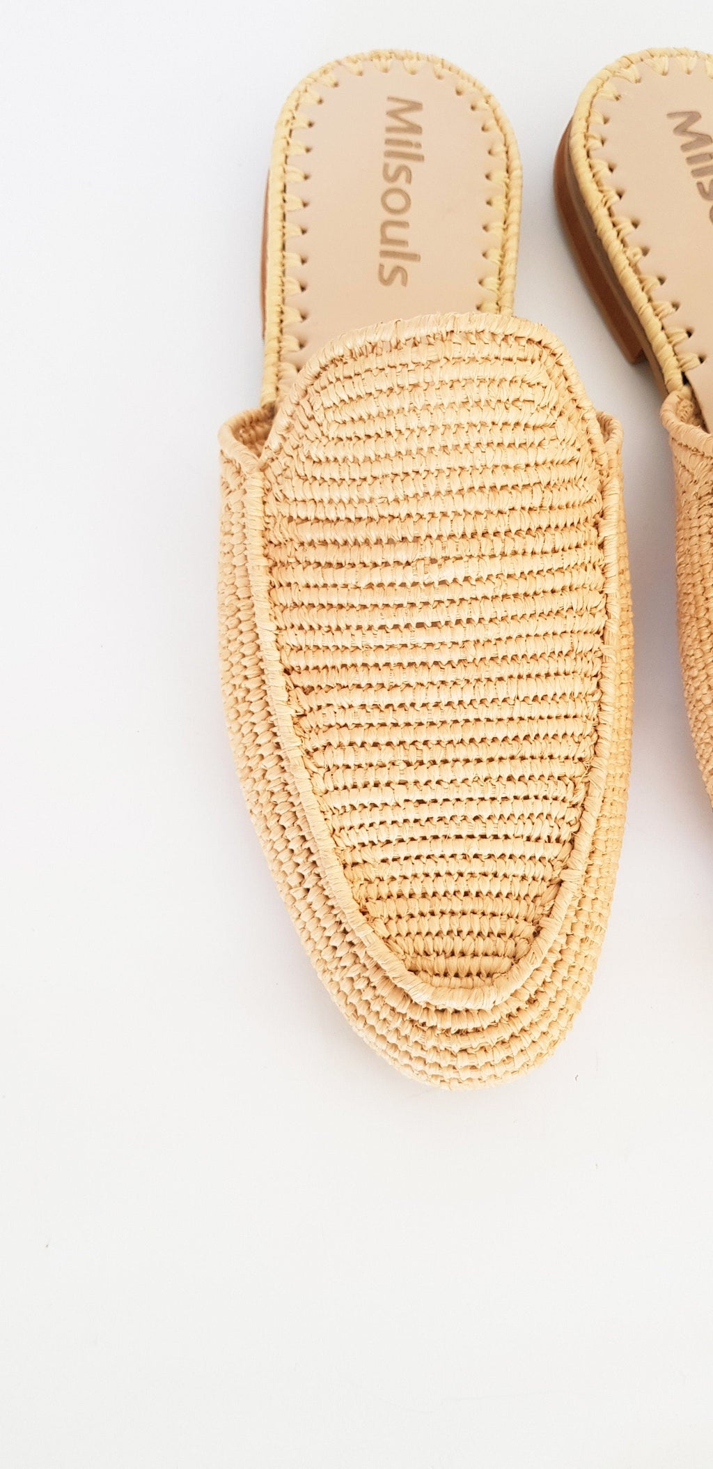 Raffia Summer Mules - Handmade Slippers - THERAFFIAYSL