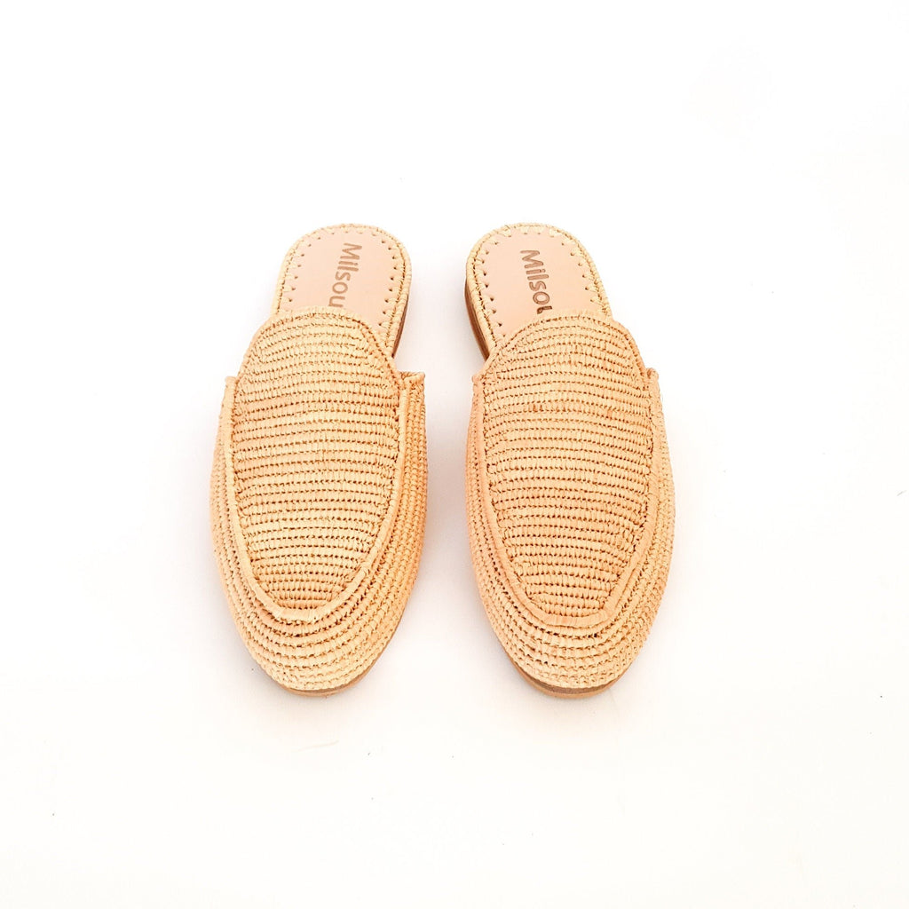 Raffia Summer Mules - Handmade Slippers - THERAFFIAYSL