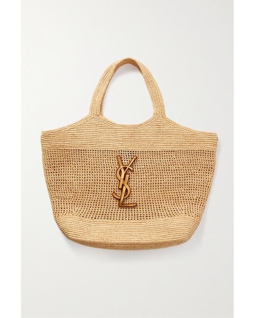 The Luxe Raffia Tote Gold Signature Edition